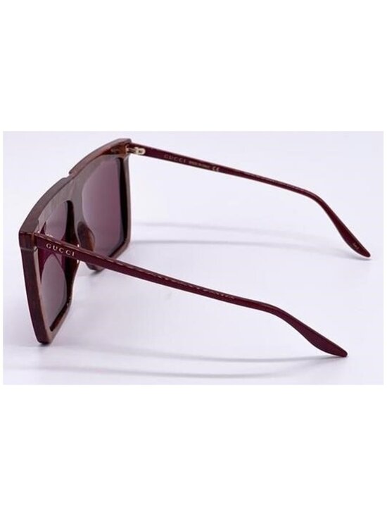 New - Gucci Burgundy New Gg0733s 003 Shield Sunglasses main image 7